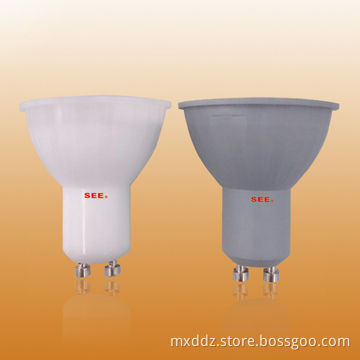 LED GU10 spotlight, 3W, 4W, 5W, 450lm, high power efficiency, frost cover, clear cover, PAR16, 230VNew